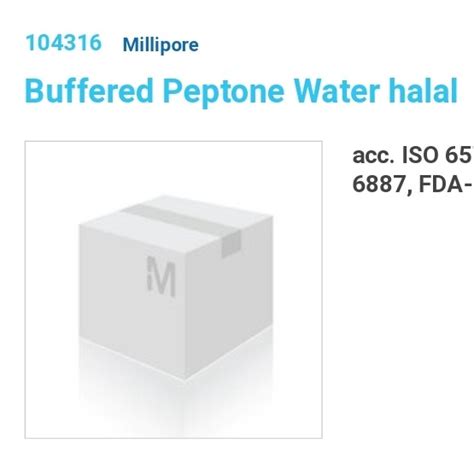 Jual Buffered Peptone Water Halal Merck Gram Kota