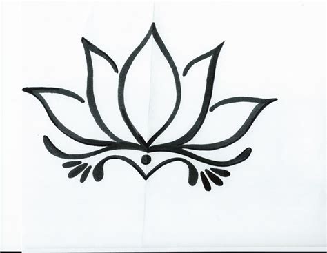 Lotus Drawing Step By Step at GetDrawings | Free download