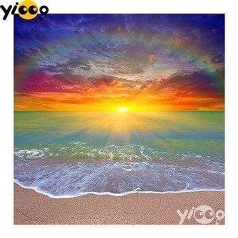 5d Diamond Painting Beach Sunset Kit