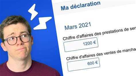 Comment Déclarer Son Chiffre Daffaires Tutoriel Urssaf Micro