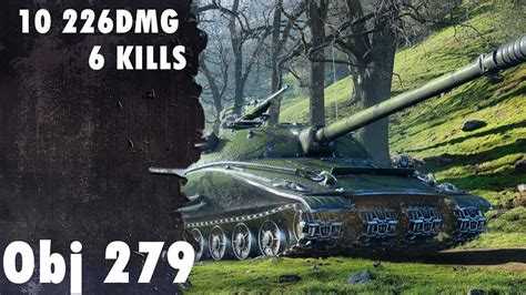 World of Tanks 156 Divácký REplay Obj 279 10226 DMG 6 KILLS