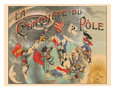 Art Prints Posters Georges M Li Ss Conquest Of The North Pole La