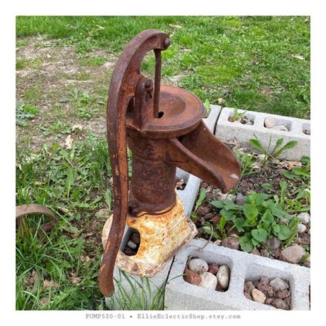 Vintage Hand Pump Antique Pitcher Pump Cast Iron Water Pump Etsy