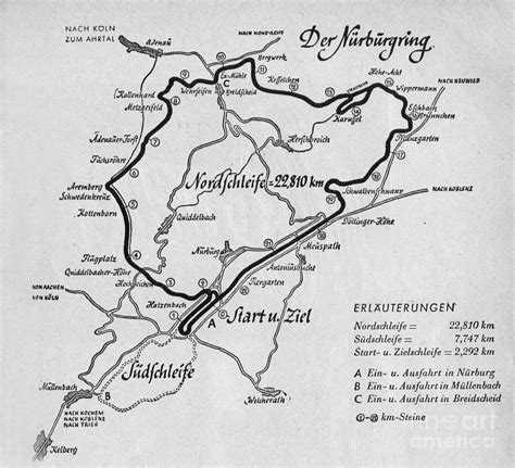 Nurburgring Detailed Map