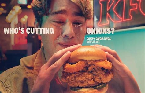 KFC Welcomes Onion Rings With Tears Of Joy Campaign US