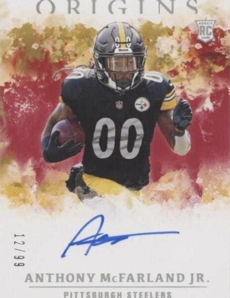 Panini Origins Rookie Autographs Red Ra Am Anthony Mcfarland Jr