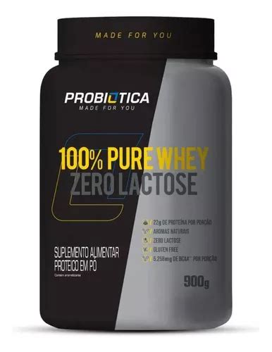 Suplemento Probi Tico En Polvo Sin Lactosa Pure Whey Protein