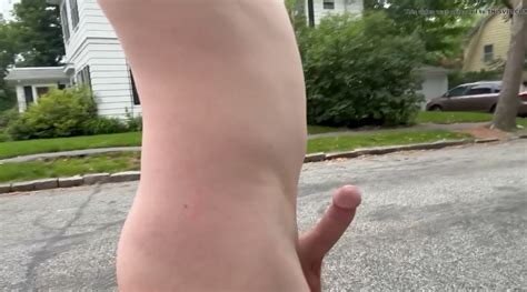 Extreme Risky Naked With A Boner In Neighborhood ThisVid