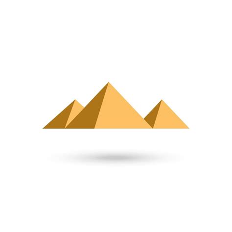 Group Of The Egyptian Pyramids 3371048 Vector Art At Vecteezy