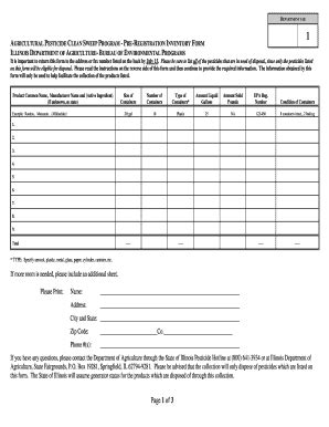 Fillable Online Agr State Il This Form Should Be Filled In On Line