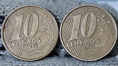 VOCÊ ENCONTROU ESSA DUAS MOEDAS 10 CENTAVOS ANO 1999 E 2000 VALE MUITO