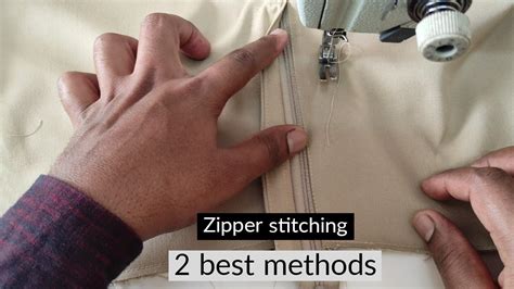 Pant Zip Part Stitching 2 Best Methods Perfect Formal Pant Zipper