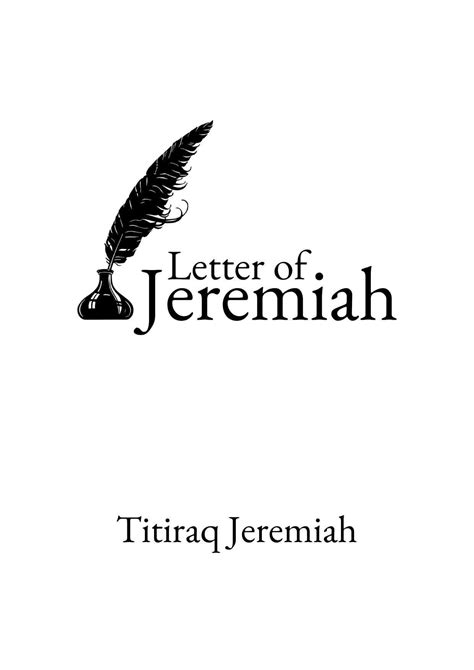 Inuinnaqtun - Letter of Jeremiah by Filipino Tracts and Literature