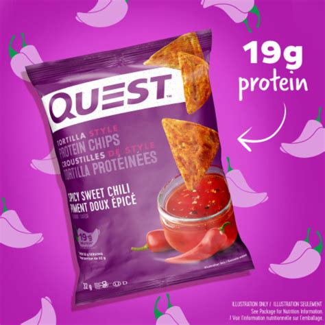 Quest Tortilla Spicy Sweet Chili Protein Chips Ct Oz Frys