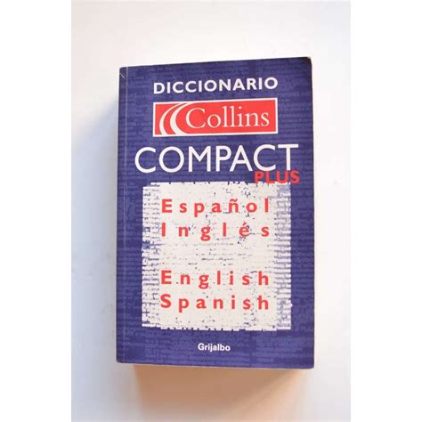 Diccionario Collins Compact plus Español Inglés Inglés Español