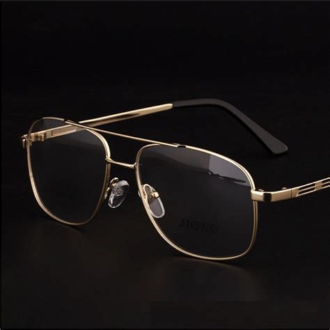 Wholesale Brand Designer Retro Gold Eyeglasses Frames Men Eye Glasses Frames For Mens Optical