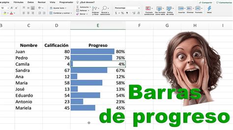 Cómo hacer barras de progreso en Excel Aquí te lo explico paso a paso