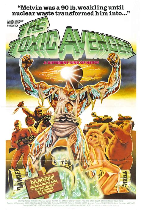 The Toxic Avenger 1985 Avengers Poster Avengers Movie Posters