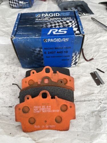 Pagid Racing Brake Pad Set Orange Compound Ebay