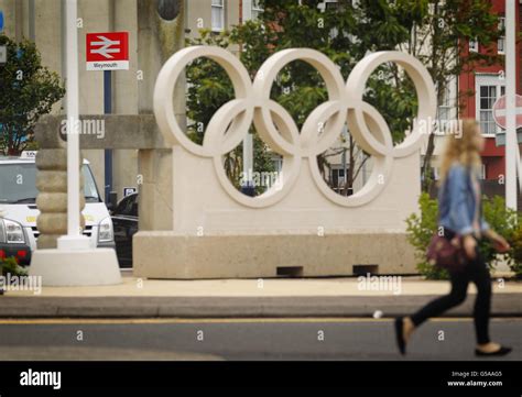 Weymouth Portland Olympic Rings Hi Res Stock Photography And Images Alamy