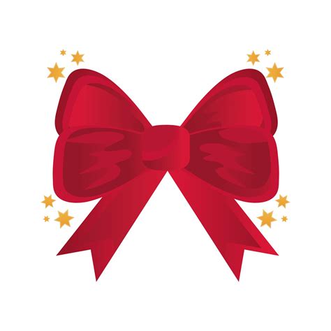 Red Bow Ribbon Decoration Icon 1952033 Vector Art At Vecteezy