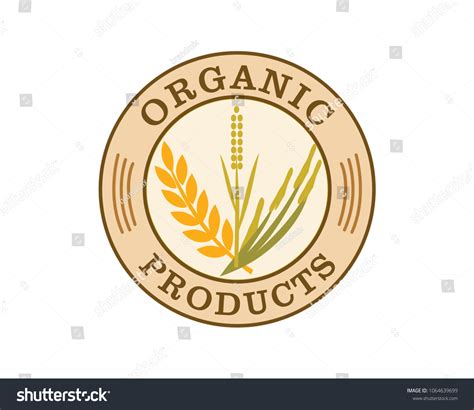 High Quality Natural Organic Products Logo Stock Vector Royalty Free 1064639699 Shutterstock