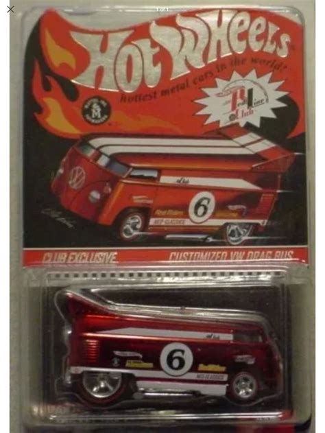 Customised VW Drag Bus Hot Wheels Cars Mattel Hot Wheels Hot Wheels Display