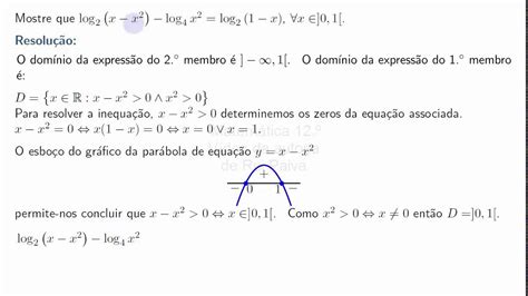 Matemática 12 Função Exponencial E Logarítmica Ex 4 3 A Da Aula 4