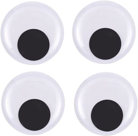 Decora 6 Inch Large Wiggle Googly Eyes With Self Adhesive