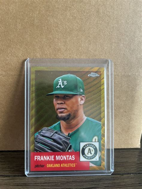 2022 Topps Chrome Platinum GOLD WAVE 7 50 FRANKIE MONTAS 289 EBay