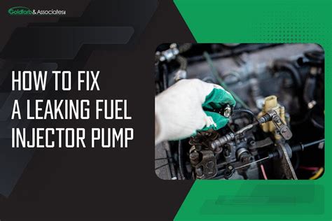 How To Fix A Leaking Fuel Injector Pump