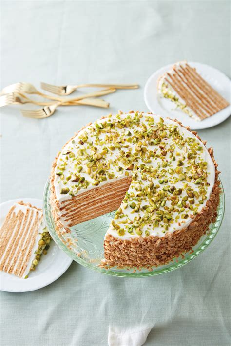 Eight Layer Honey Pistachio Cake Recipe Williams Sonoma Taste