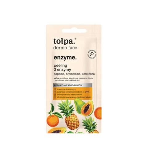 Peeling enzymatyczny 3 enzymy TOŁPA enzyme 8 ml 13052154614 Allegro pl