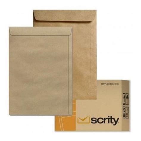 Envelope A4 Saco Kraft Pardo Natural 22 X 32 C 100 Scrity Shopee Brasil