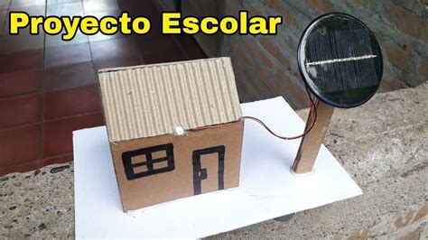 Incre Ble Maquete Con Iluminaci N Usando Panel Solar Proyecto Escolar