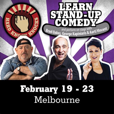 Learn stand-up comedy with George Kapiniaris February 2023