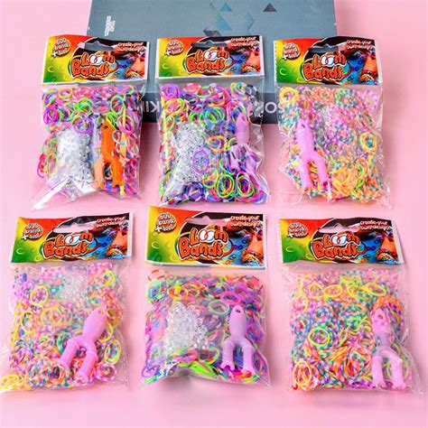 Hot Sale Craft Kit Bunte Gummib Nder Tasche Verpackung Webst Hle B Nder