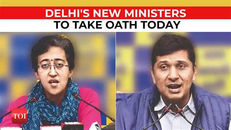 Atishi Delhi To Get Two New Ministers AAP S Atishi And Saurabh