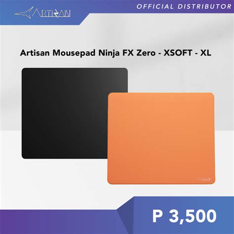 ARTISAN Mousepad Ninja FX Zero - XSOFT - MID - XL - Black - Daidai ...
