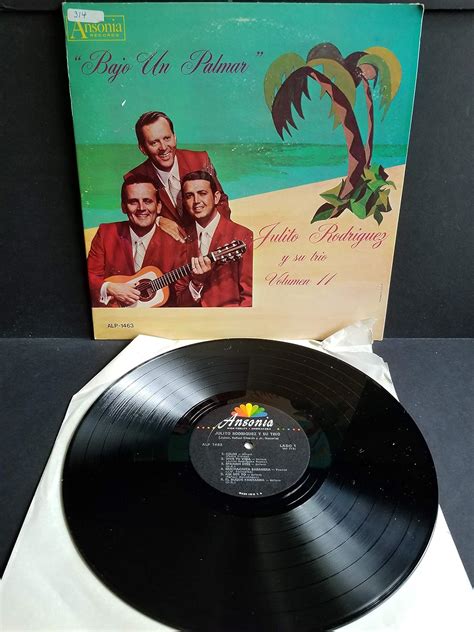 Julito Rodriguez Y Su Trio Bajo Un Palmar Vol Vinyl Record Lp