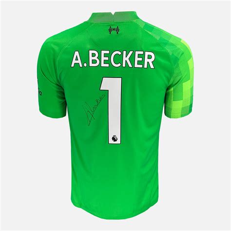 Alisson Becker Signed Liverpool Shirt 2021 22 Goalkeeper 1 The Vault