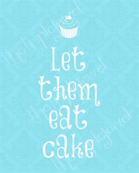 Items Similar To Marie Antoinette Illustration Let Them Eat Cake In