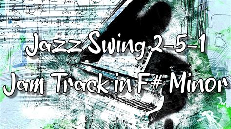 Jazz Swing Jam Track In F Minor Guitar Backing Track Youtube