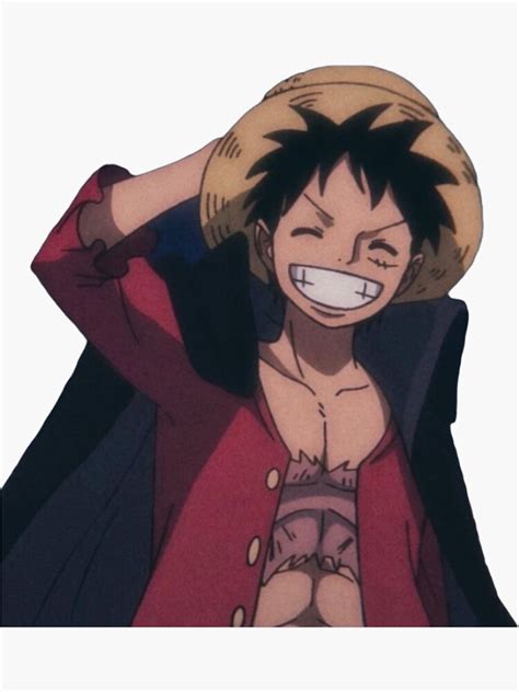 "Luffy One Piece Cute Smiling Wano" Sticker for Sale by cyralavy | Redbubble