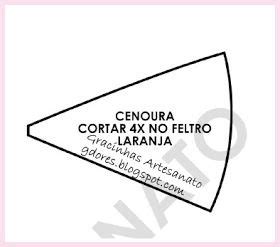 Gracinhas Artesanato Cenourinhas PAP Para A Coelhinha Pinky Sewing