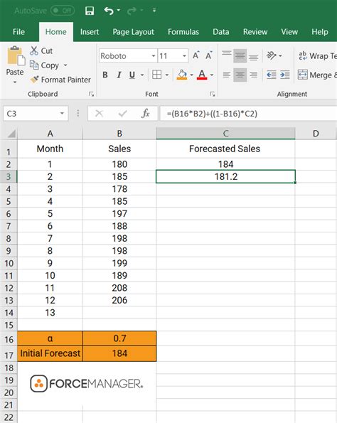 How To Forcast In Excel With One Year Data Online