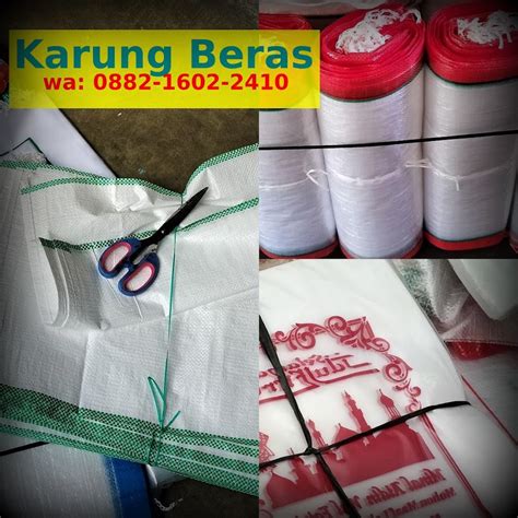 Karung Kemasan Beras 0882lᏮ022ㄐl0 wa Grosir Karung Beras Diskon