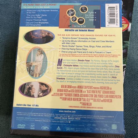 Blast From The Past Dvd Brendan Fraser Alicia Silverstone