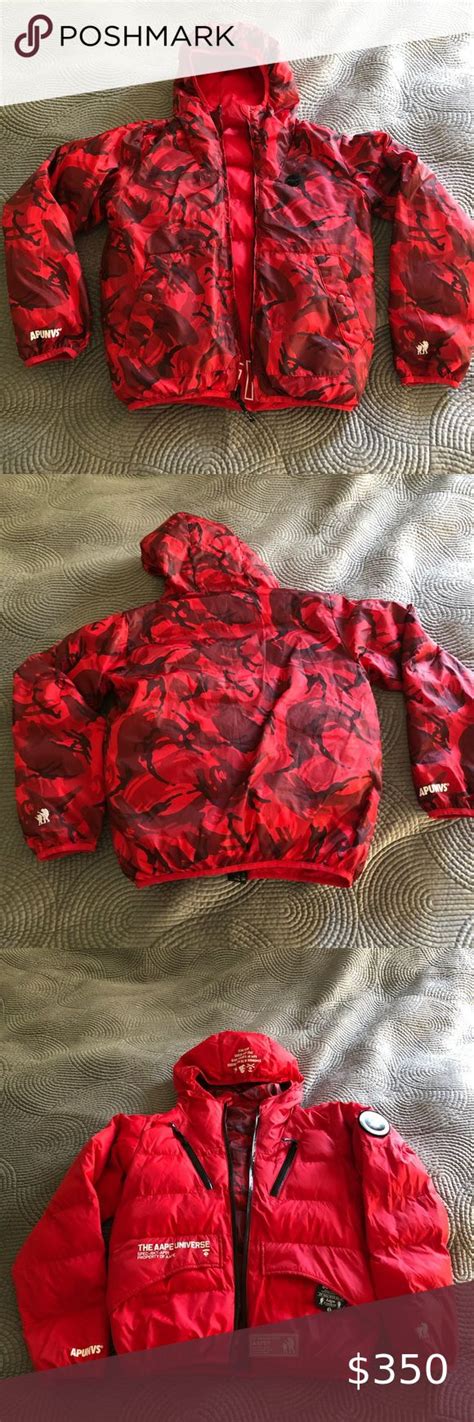 Bape Red Camo Jacket