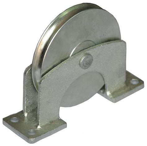 Grainger Approved Pulley Block Flat Mount Designed For Wire Rope 38